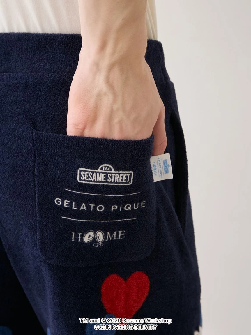 【SESAME STREET芝麻街×CPD 】HOMME AIRY MOCO提花五分褲 PMNP264062