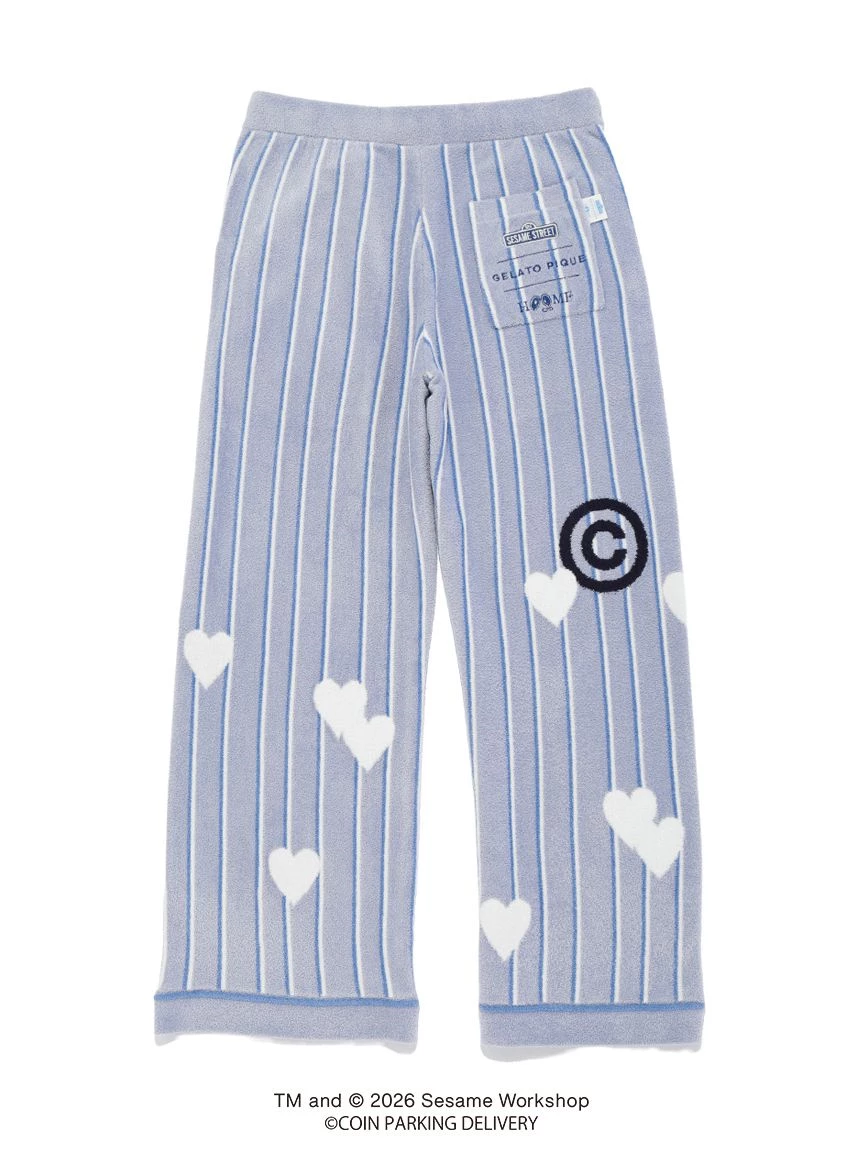 【SESAME STREET芝麻街×CPD 】HOMME AIRY MOCO條紋提花長褲 PMNP264064