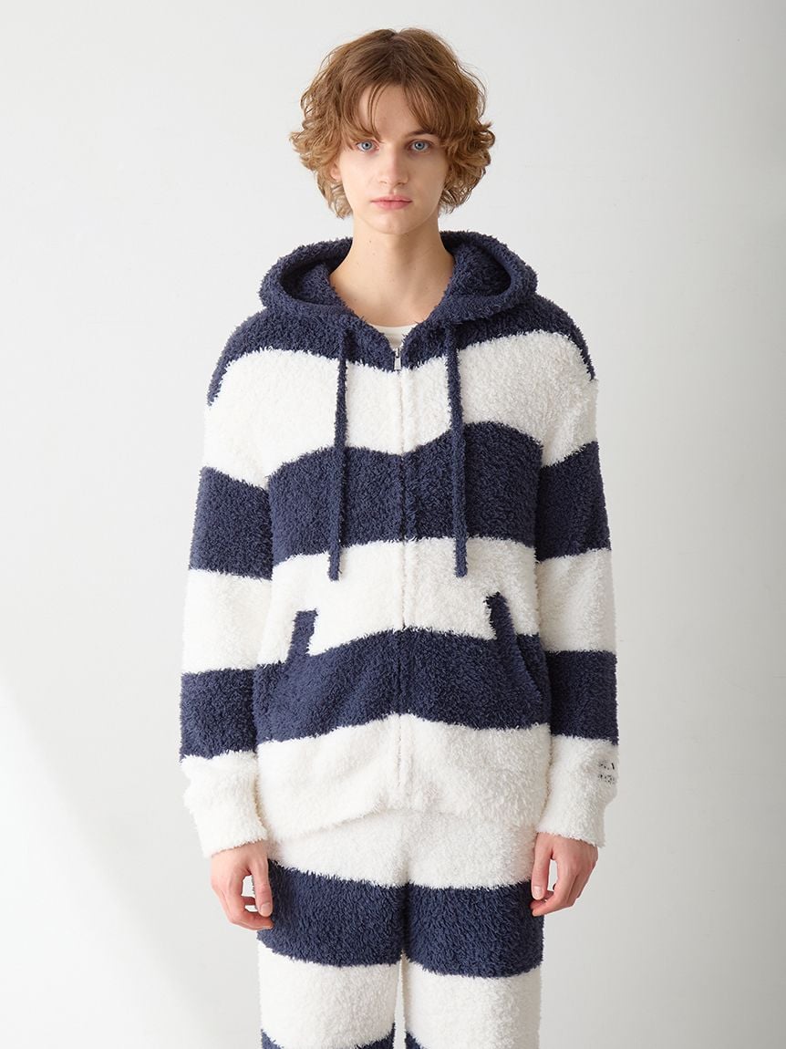 【HOMME】GELATO 雙色條紋連帽外套 PMNT255911