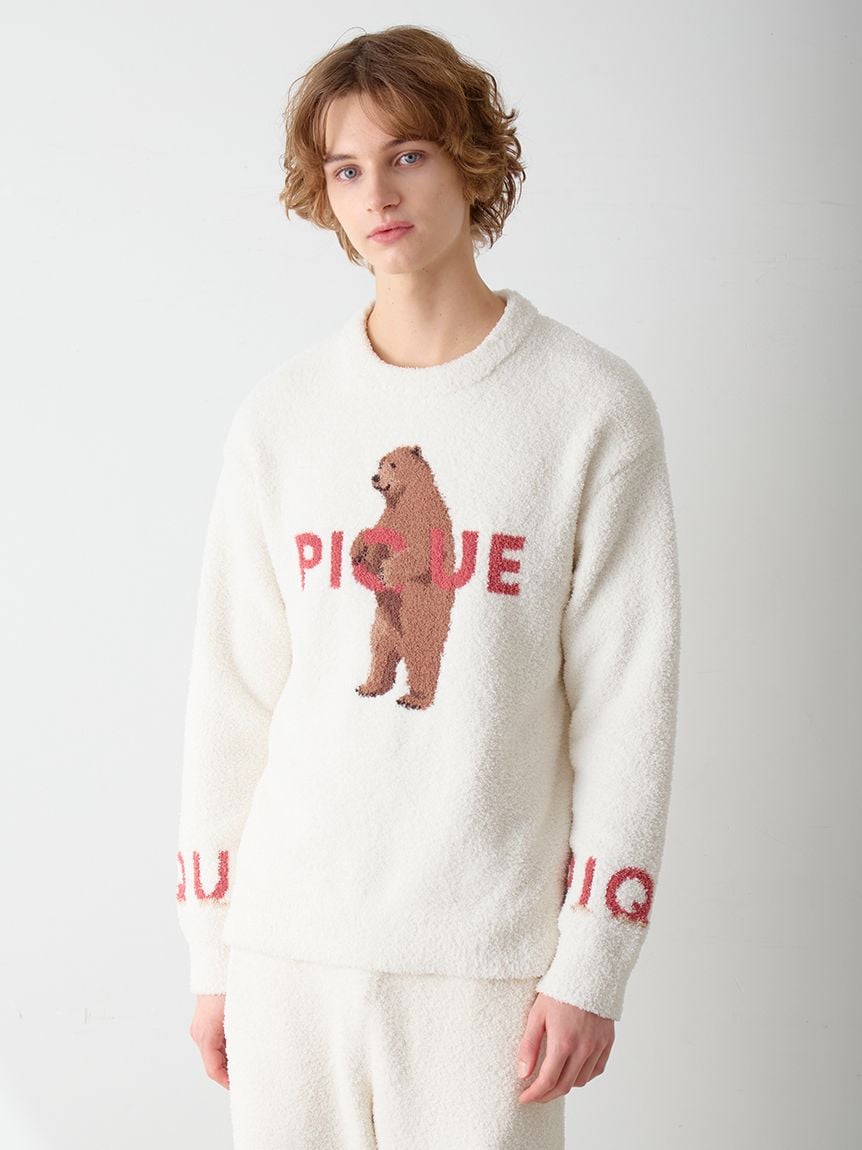 【HOMME】POWDER森林熊提花上衣 PMNT255954