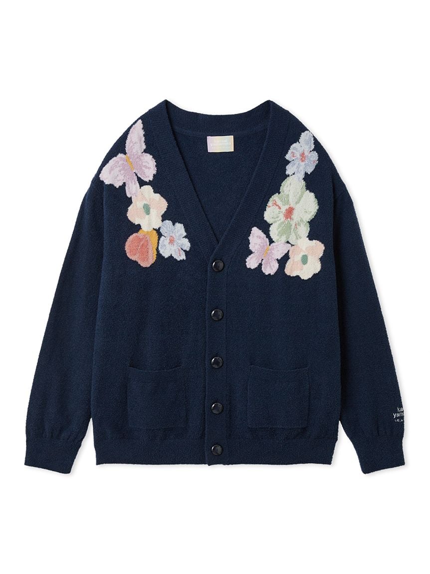 【kansai yamamoto】【男裝】Smoothie提花針織開襟衫 PMNT261026