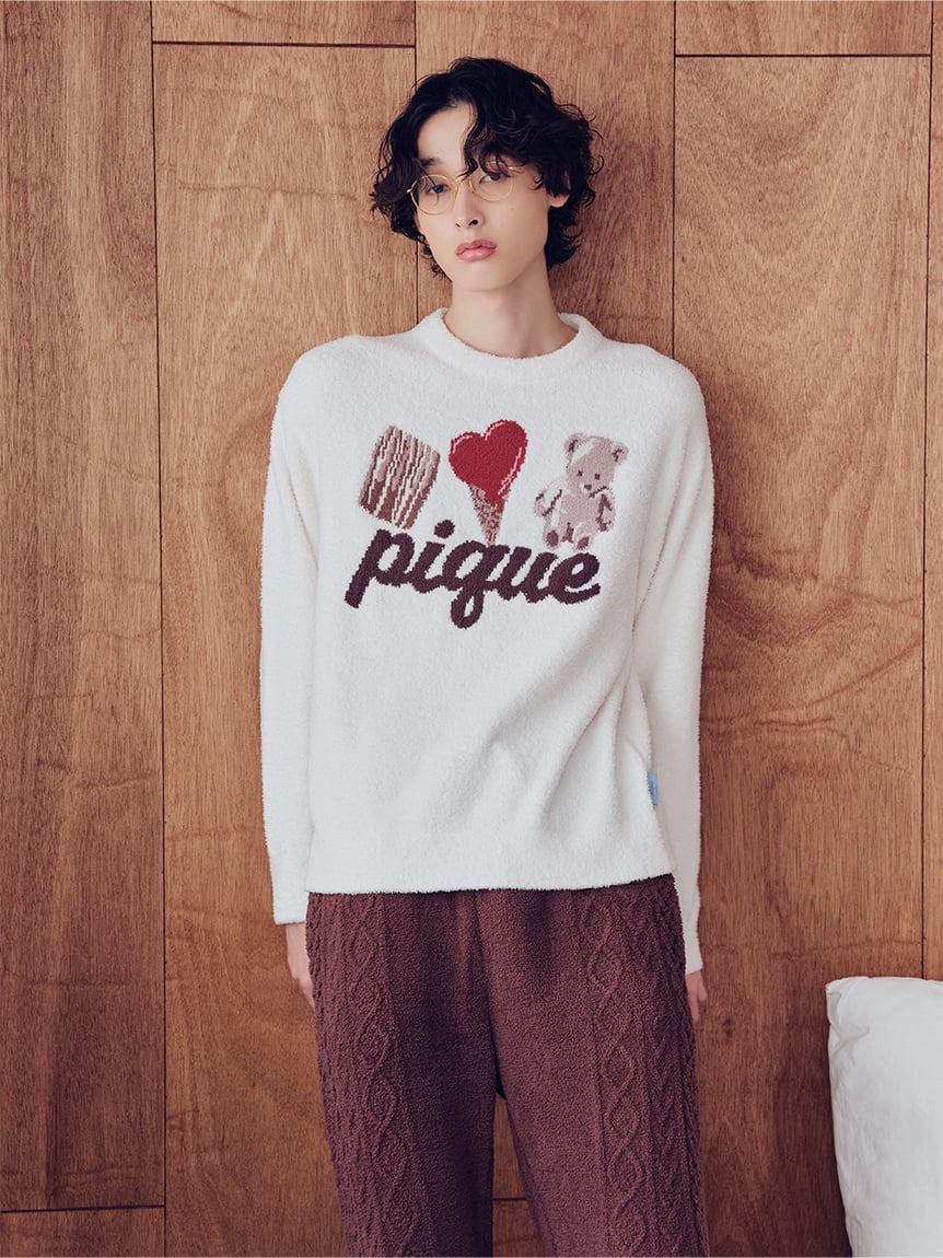 【Valentine】【HOMME】單圖提花上衣 PMNT261043