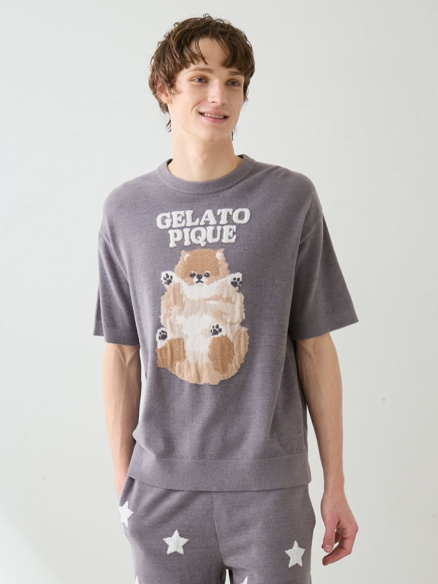 【HOMME】狗狗提花上衣 PMNT261092