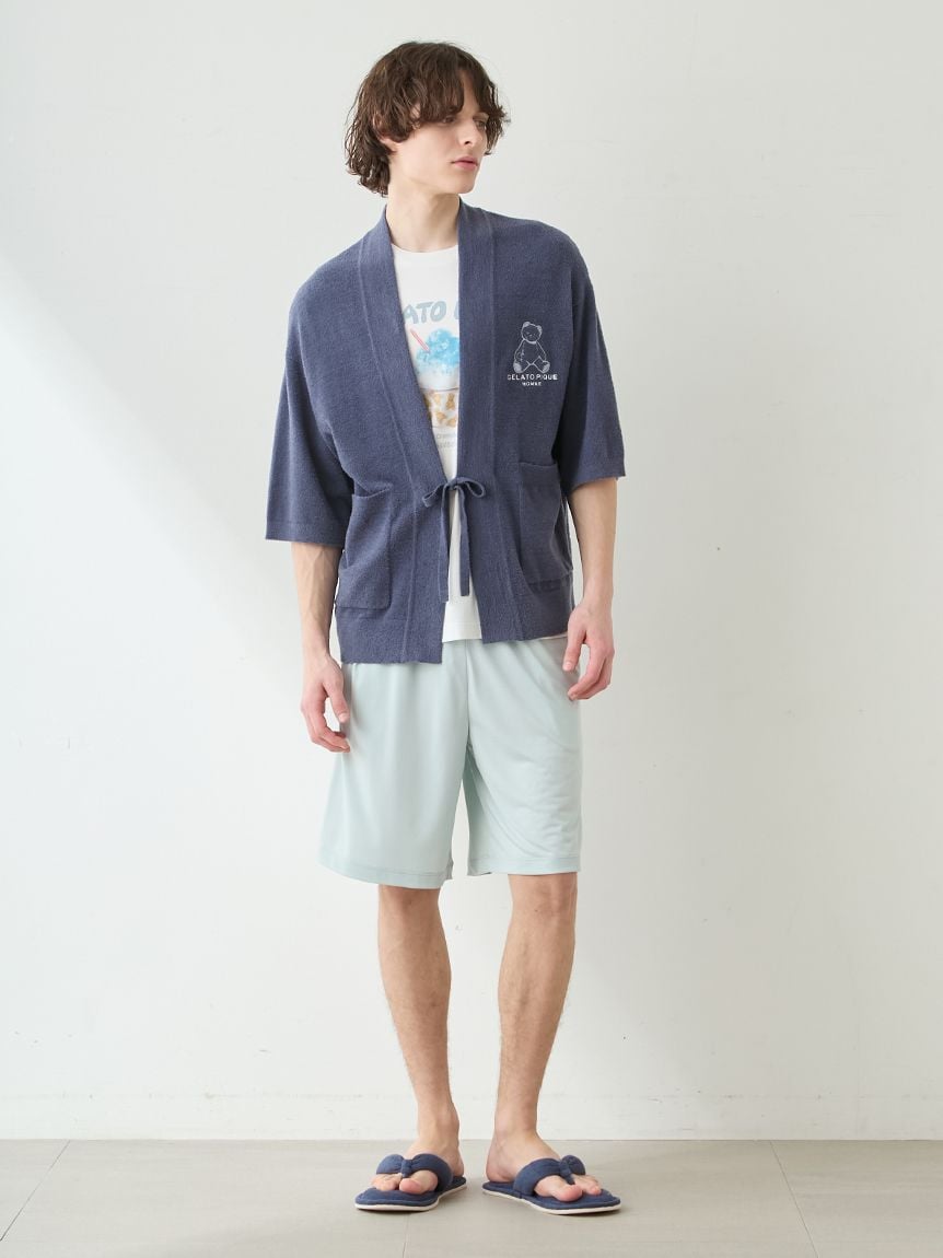 【HOMME】【接觸冷感】Smoothie lite Cool Bear緹花Pique Chan上衣 PMNT262933