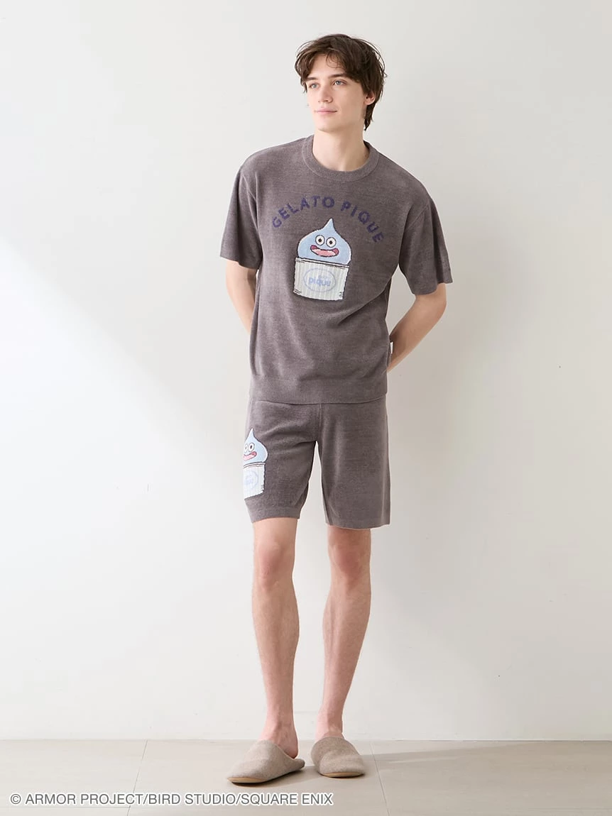 【勇者鬥惡龍】【MEN】提花上衣＆五分短褲SET PMNT264033