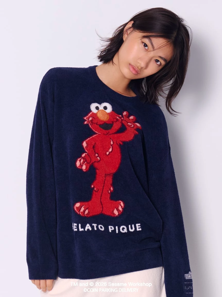 【SESAME STREET芝麻街×CPD 】HOMME AIRY MOCO提花上衣 PMNT264061