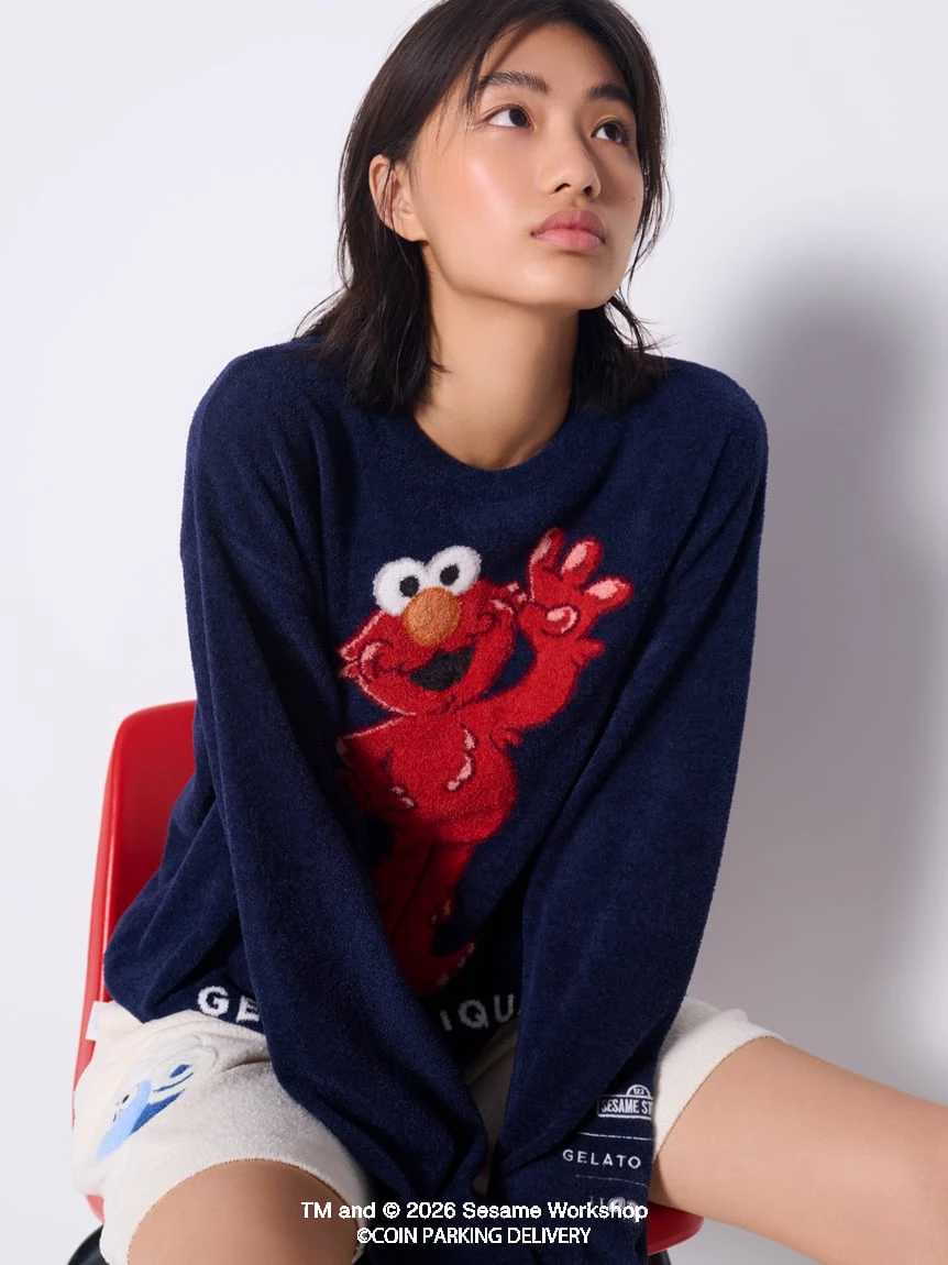 【SESAME STREET芝麻街×CPD 】HOMME AIRY MOCO提花上衣 PMNT264061