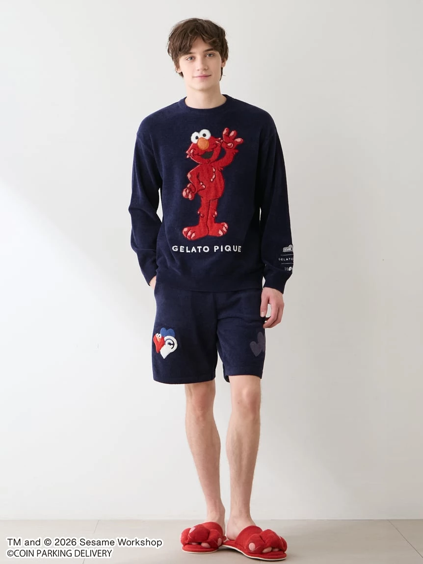【SESAME STREET芝麻街×CPD 】HOMME AIRY MOCO提花上衣 PMNT264061