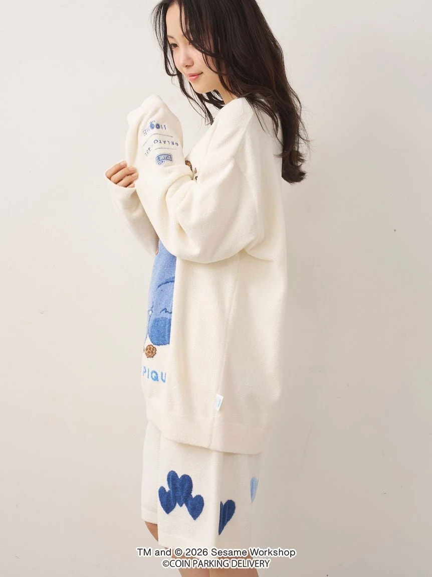 【SESAME STREET芝麻街×CPD 】HOMME AIRY MOCO提花上衣 PMNT264061