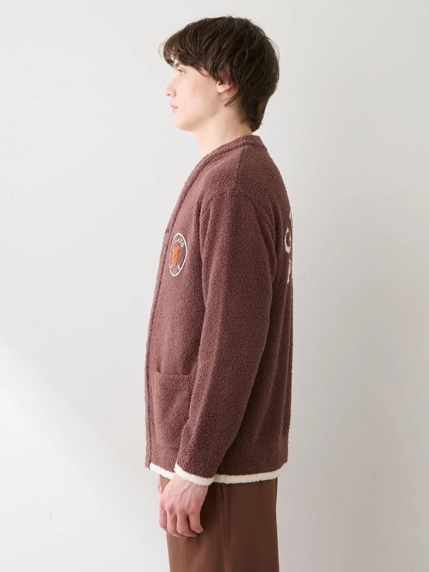 【HOMME】BABY MOCO動物麵包開襟衫＆圍巾套裝SET PMNT264085