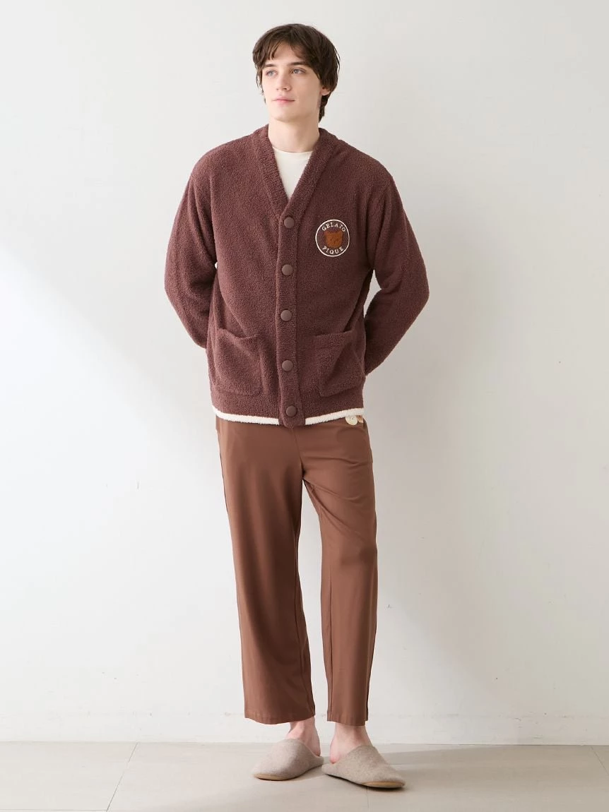 【HOMME】BABY MOCO動物麵包開襟衫＆圍巾套裝SET PMNT264085