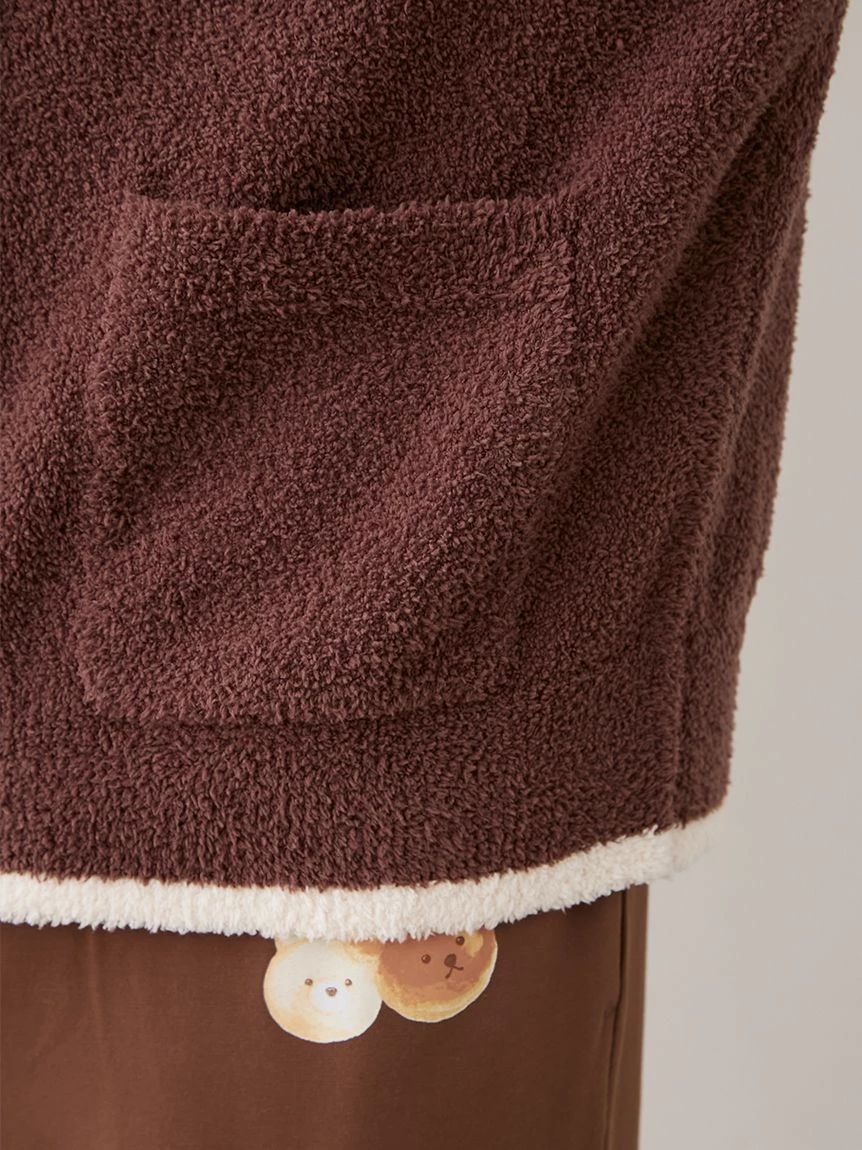 【HOMME】BABY MOCO動物麵包開襟衫＆圍巾套裝SET PMNT264085