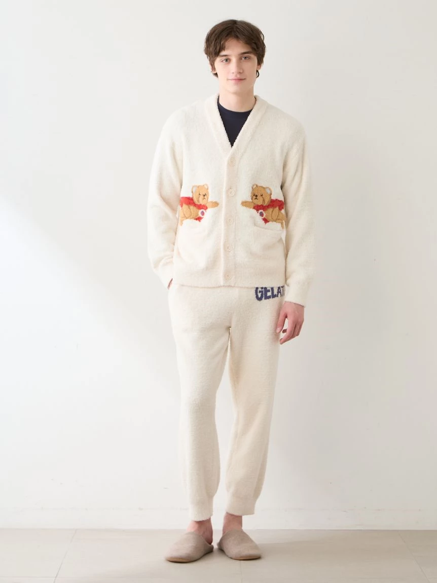 【HOMME】Baby Moco英雄小熊提花開襟衫 PMNT264900