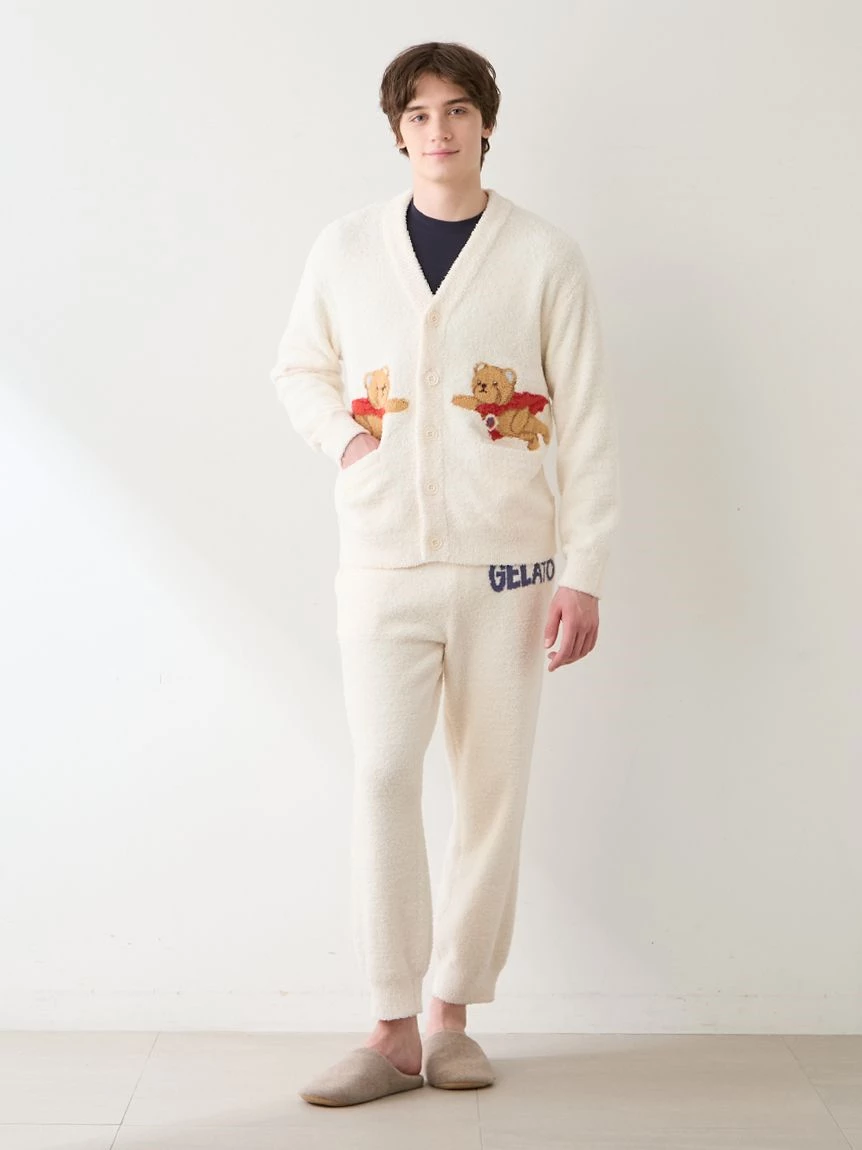 【HOMME】Baby Moco英雄小熊提花開襟衫 PMNT264900