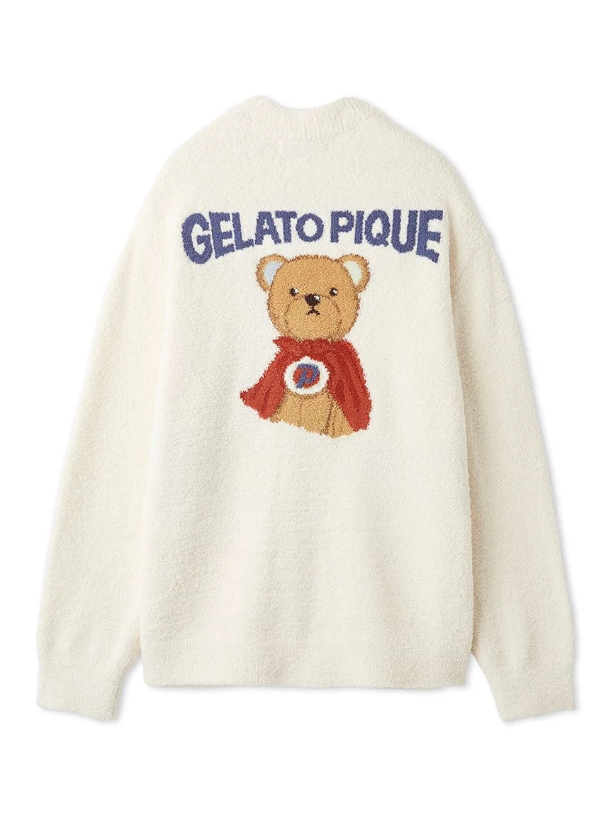 【HOMME】Baby Moco英雄小熊提花開襟衫 PMNT264900