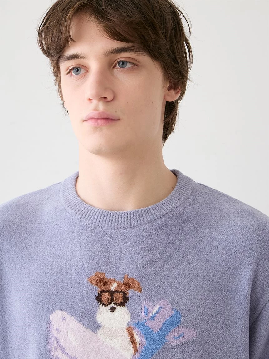 【hiranotoshiyuki】【HOMME】AIRY MOCO PLANEDOG提花上衣 PMNT264906