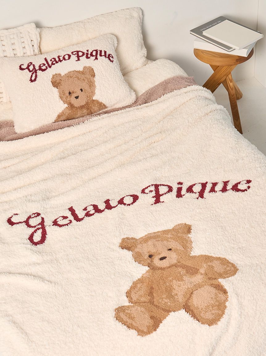 【Sleep】【HOLIDAY】小熊提花多用途蓋毯 PSGG255809