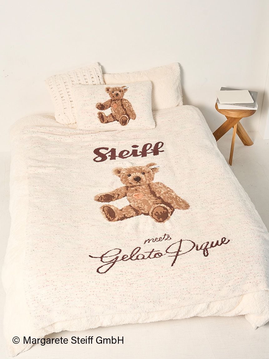 【Steiff】【Sleep】提花多用途蓋毯 PSGG255838