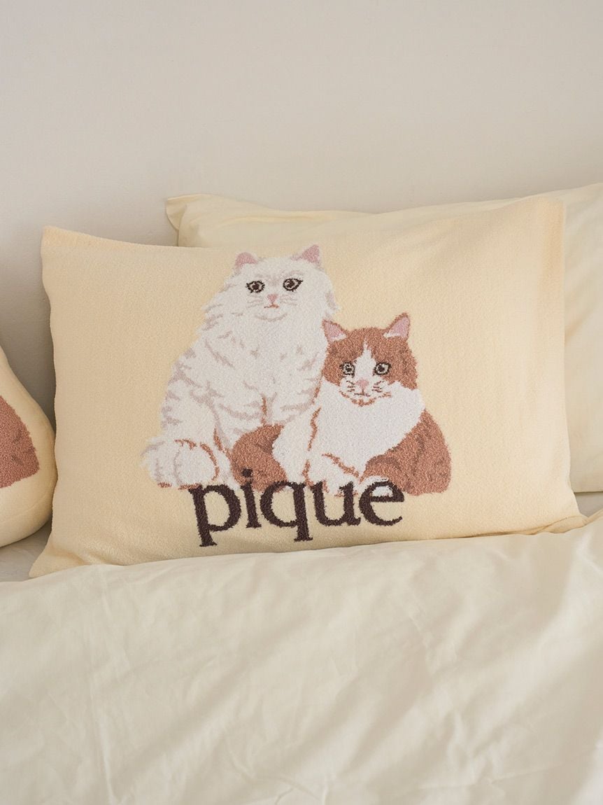 【Sleep】Airy Moco貓咪提花枕頭套 PSGG261802