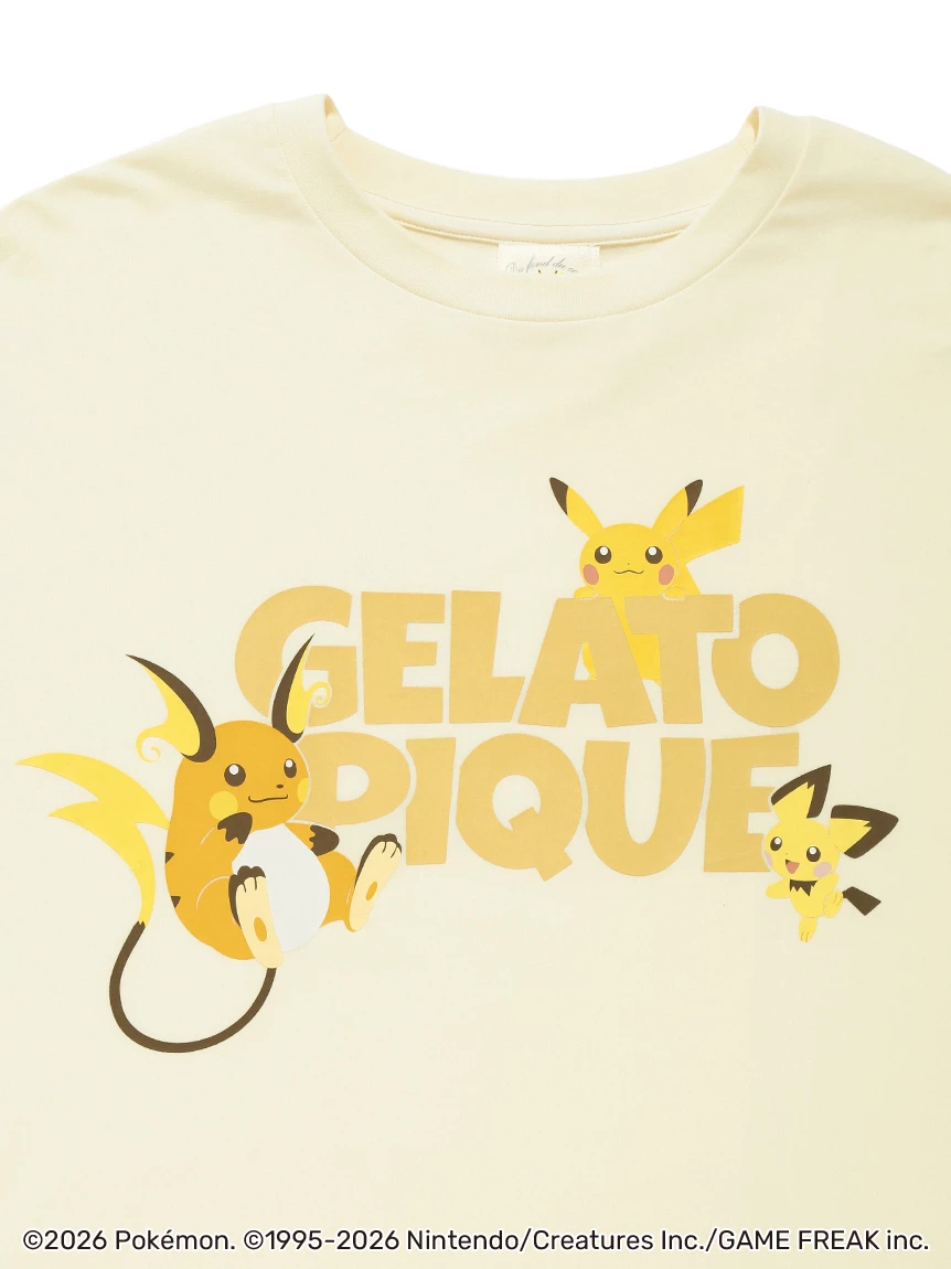 【Pokémon】【UNISEX】單圖長袖 T-SHIRT＆長褲SET PUCT264200