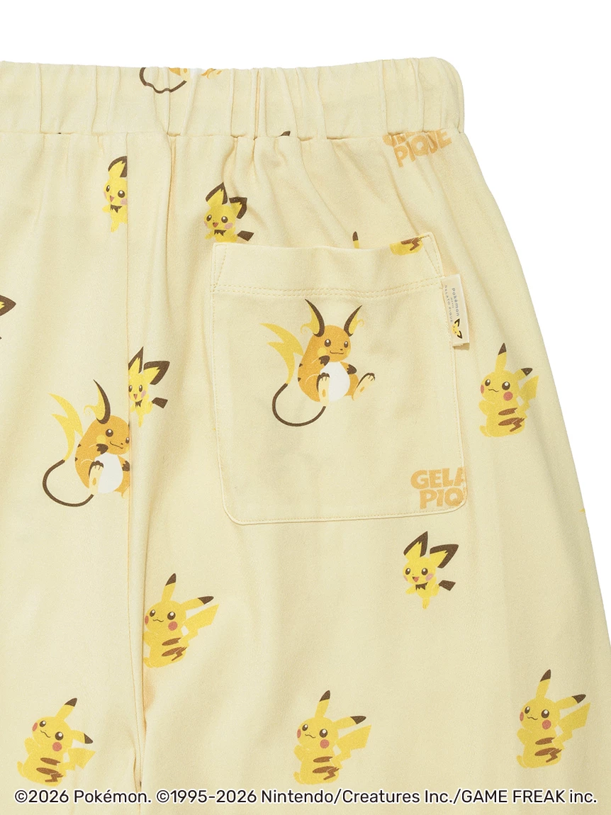 【Pokémon】【UNISEX】單圖長袖 T-SHIRT＆長褲SET PUCT264200
