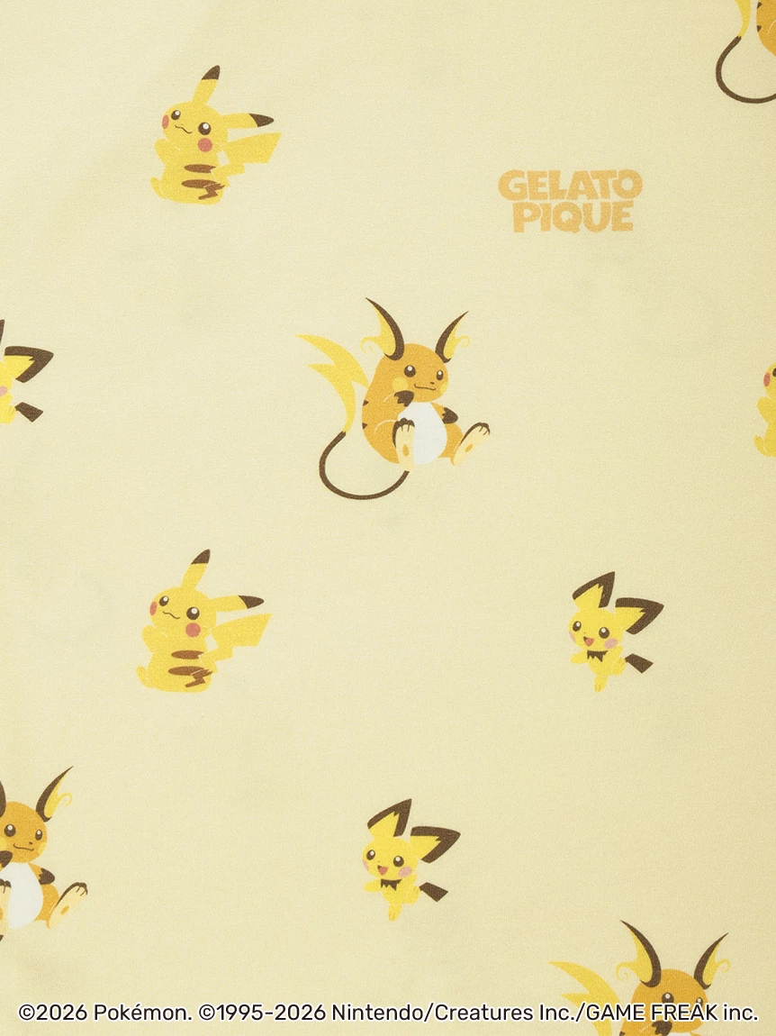 【Pokémon】【UNISEX】單圖長袖 T-SHIRT＆長褲SET PUCT264200