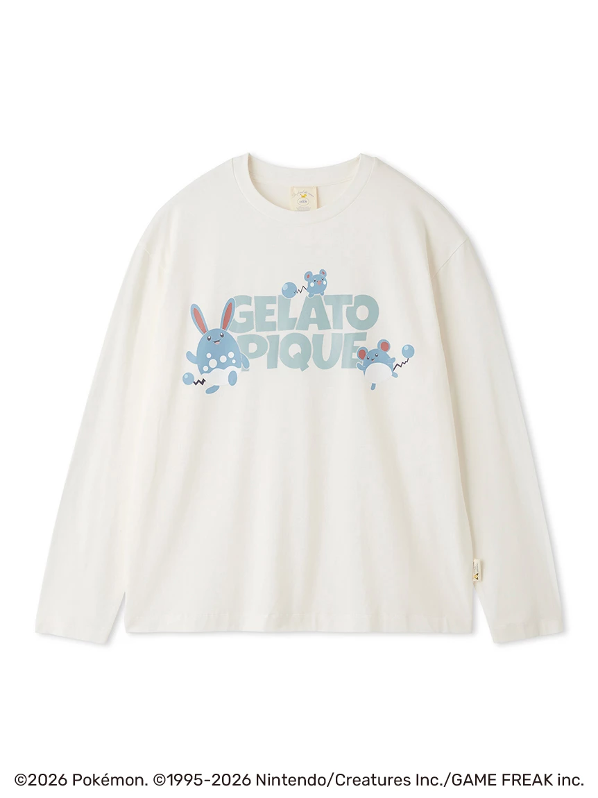 【Pokémon】【UNISEX】單圖長袖 T-SHIRT＆長褲SET PUCT264200
