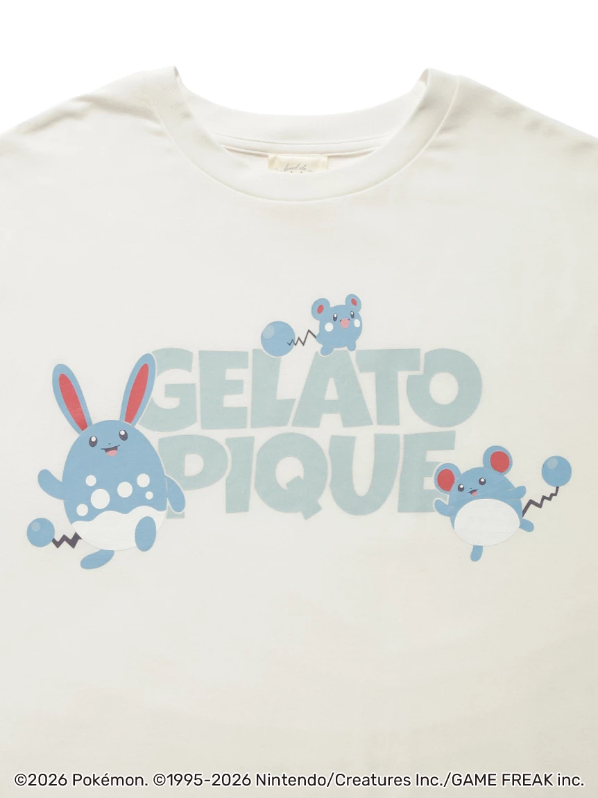 【Pokémon】【UNISEX】單圖長袖 T-SHIRT＆長褲SET PUCT264200