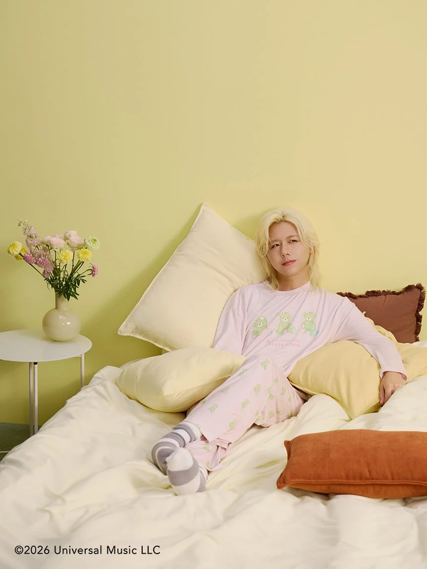 【Mrs. GREEN APPLE】【UNISEX】單圖長袖T-shirt＆長褲SET PUCT265204