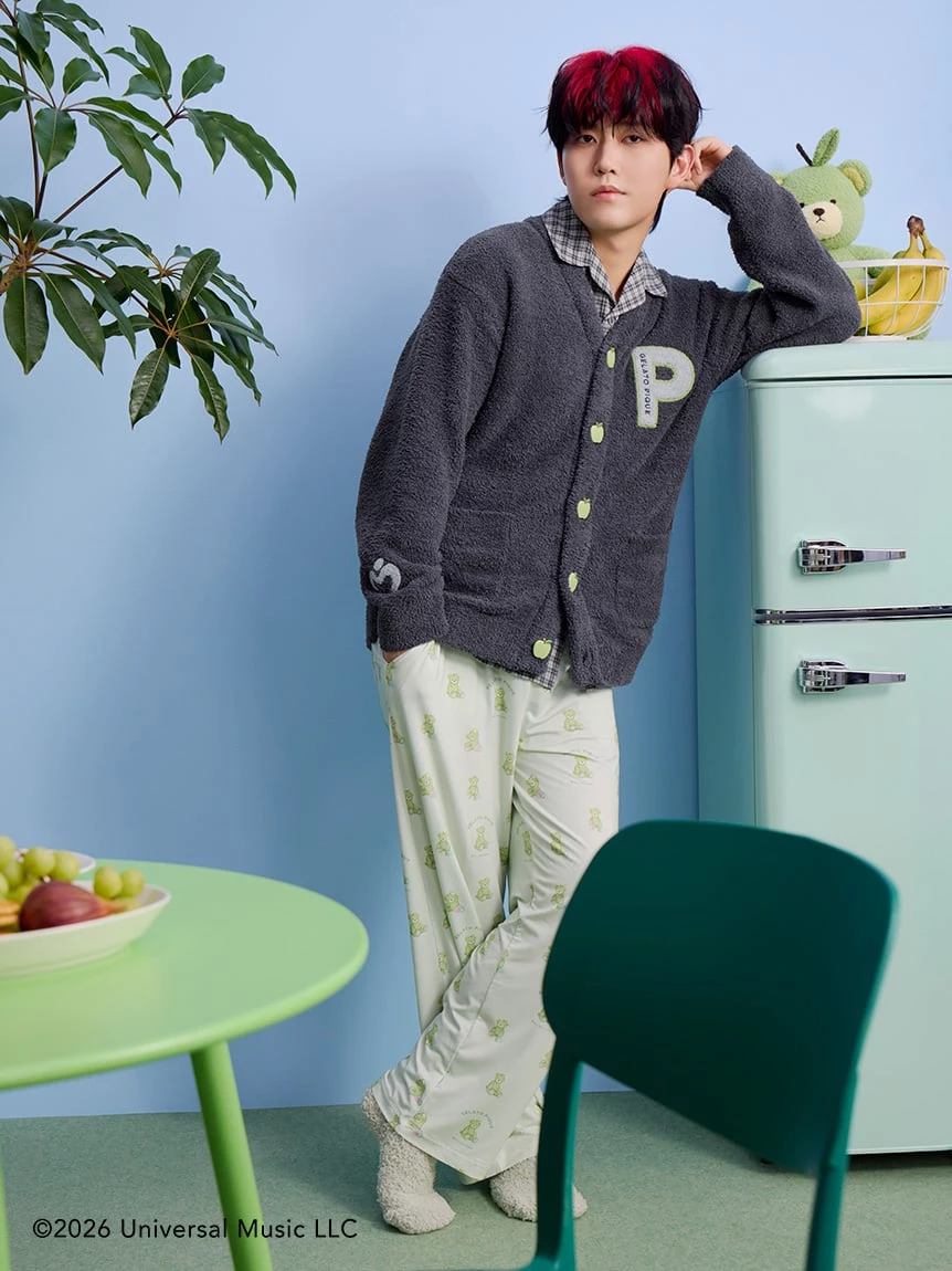 【Mrs. GREEN APPLE】【UNISEX】單圖長袖T-shirt＆長褲SET PUCT265204