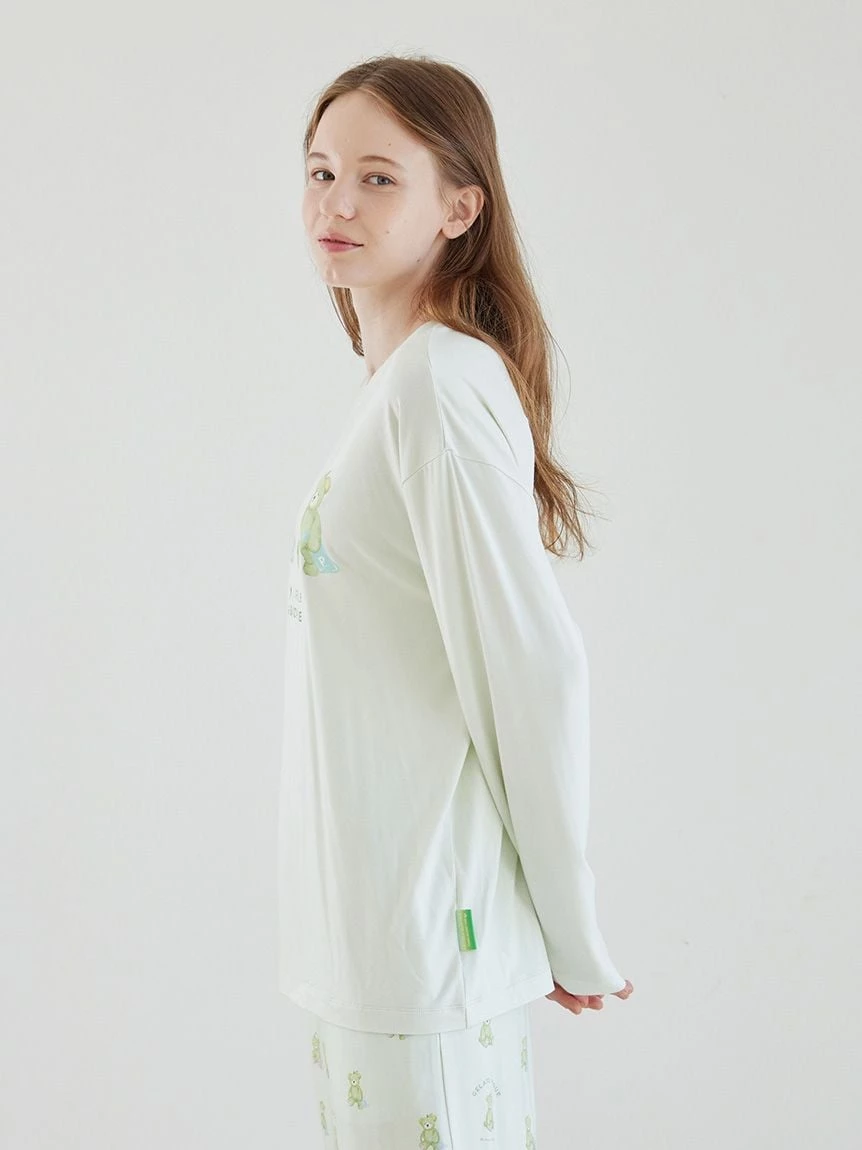 【Mrs. GREEN APPLE】【UNISEX】單圖長袖T-shirt＆長褲SET PUCT265204
