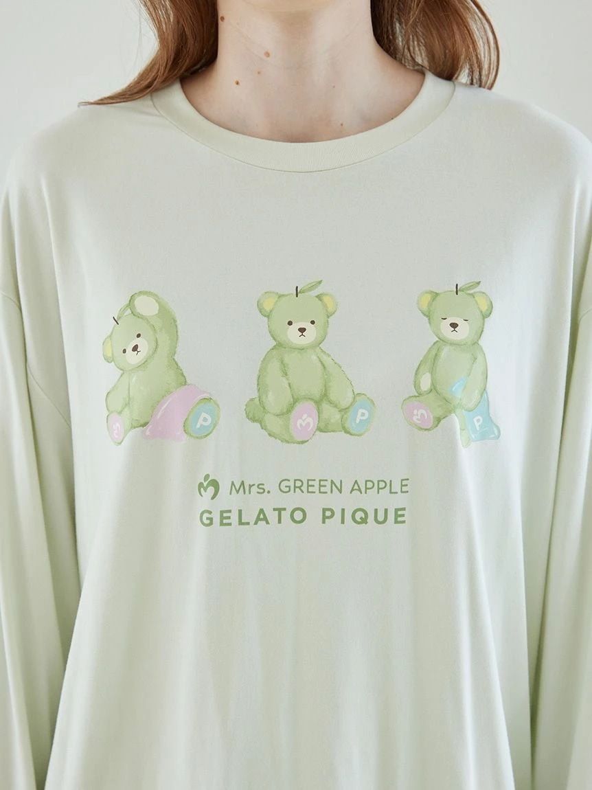 【Mrs. GREEN APPLE】【UNISEX】單圖長袖T-shirt＆長褲SET PUCT265204
