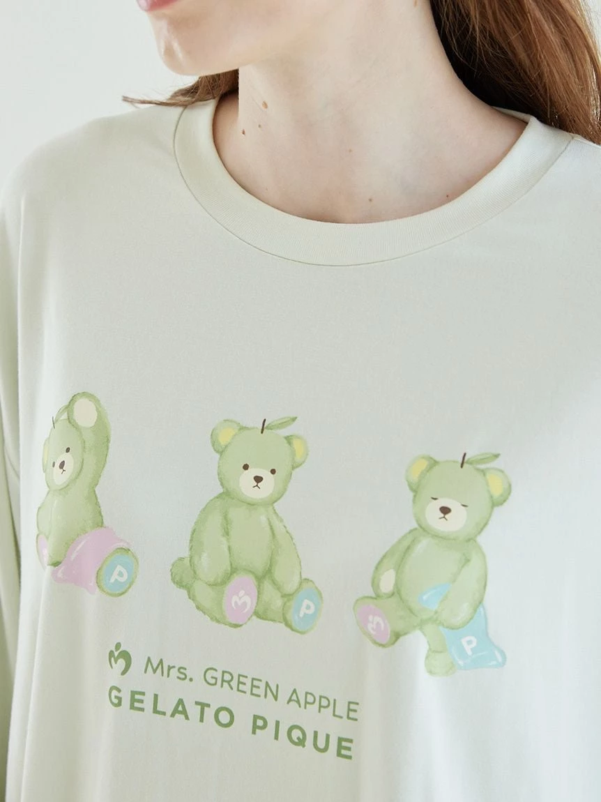 【Mrs. GREEN APPLE】【UNISEX】單圖長袖T-shirt＆長褲SET PUCT265204