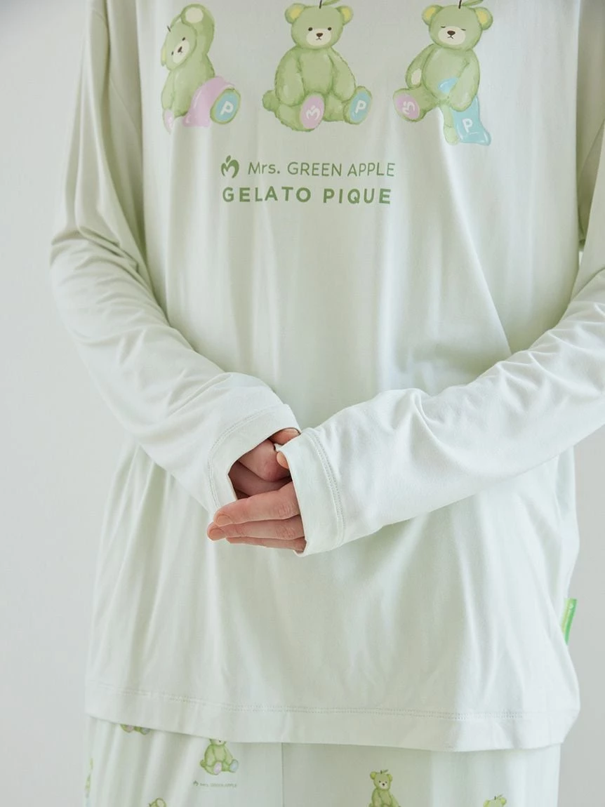 【Mrs. GREEN APPLE】【UNISEX】單圖長袖T-shirt＆長褲SET PUCT265204