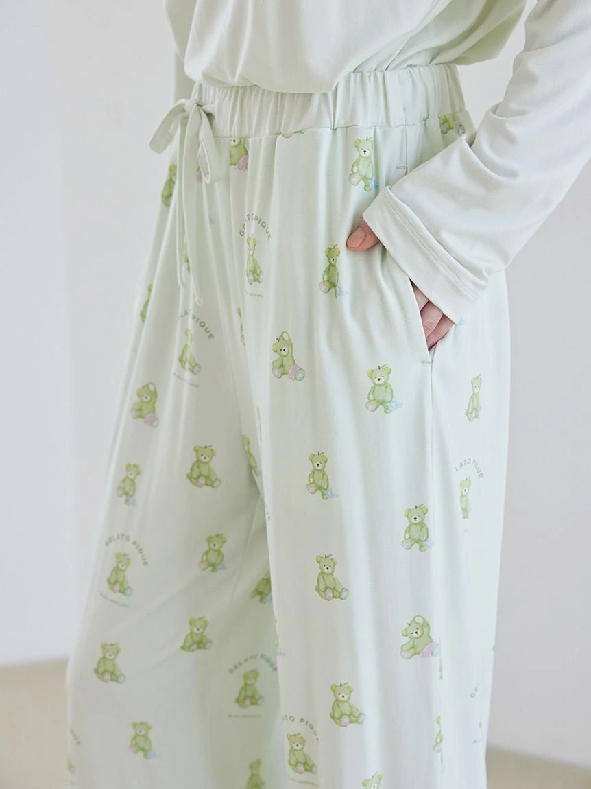【Mrs. GREEN APPLE】【UNISEX】單圖長袖T-shirt＆長褲SET PUCT265204
