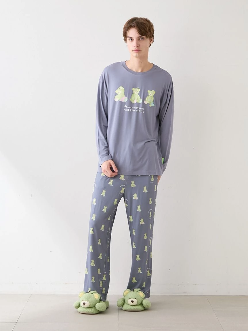 【Mrs. GREEN APPLE】【UNISEX】單圖長袖T-shirt＆長褲SET PUCT265204