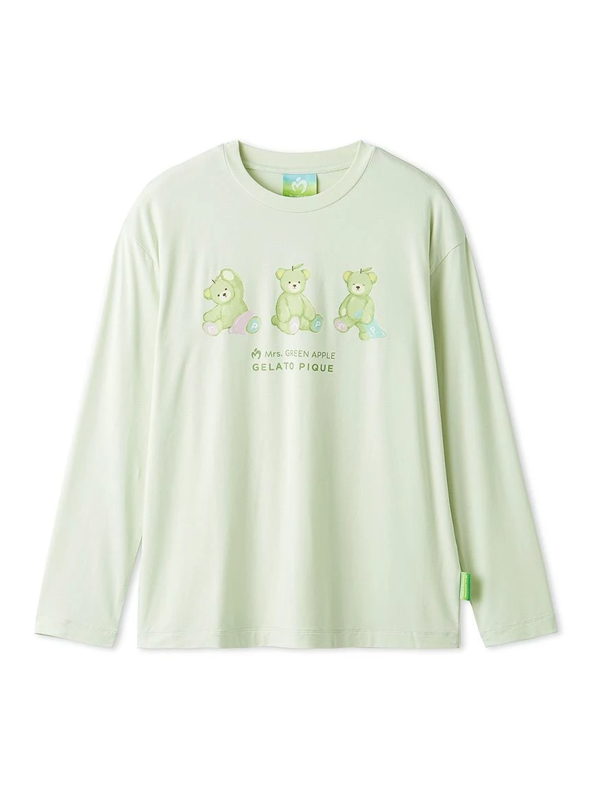 【Mrs. GREEN APPLE】【UNISEX】單圖長袖T-shirt＆長褲SET PUCT265204