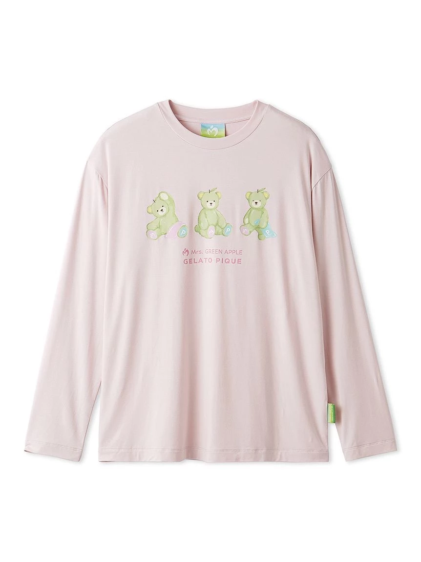 【Mrs. GREEN APPLE】【UNISEX】單圖長袖T-shirt＆長褲SET PUCT265204