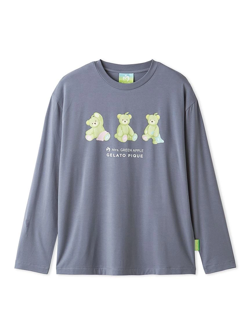 【Mrs. GREEN APPLE】【UNISEX】單圖長袖T-shirt＆長褲SET PUCT265204