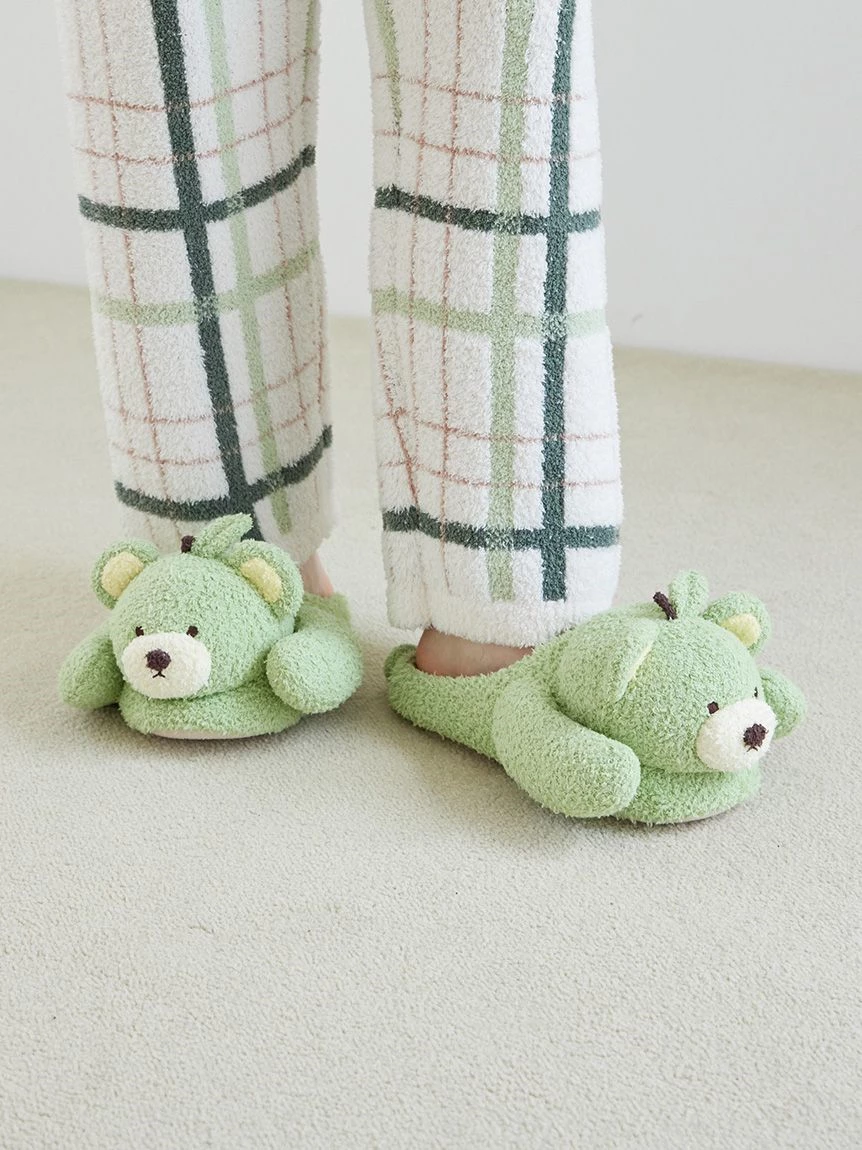 【Mrs. GREEN APPLE】【UNISEX】熊熊室內拖鞋 PUGS265522