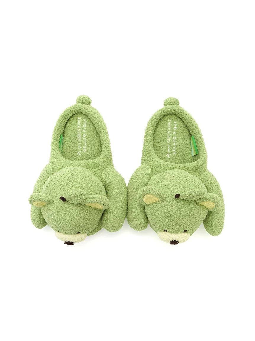 【Mrs. GREEN APPLE】【UNISEX】熊熊室內拖鞋 PUGS265522