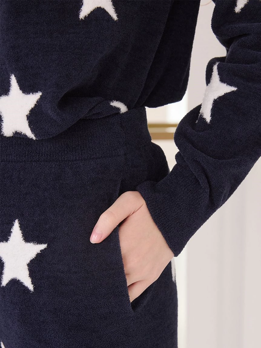 【UNISEX】Airy Moco美式學院風星星提花短褲 PUNP264045