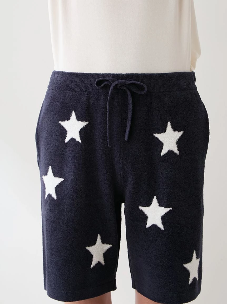 【UNISEX】Airy Moco美式學院風星星提花短褲 PUNP264045