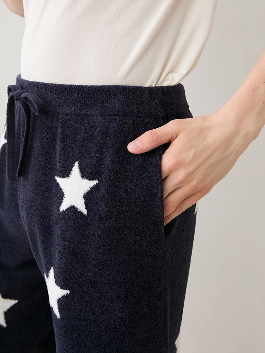 【UNISEX】Airy Moco美式學院風星星提花短褲 PUNP264045