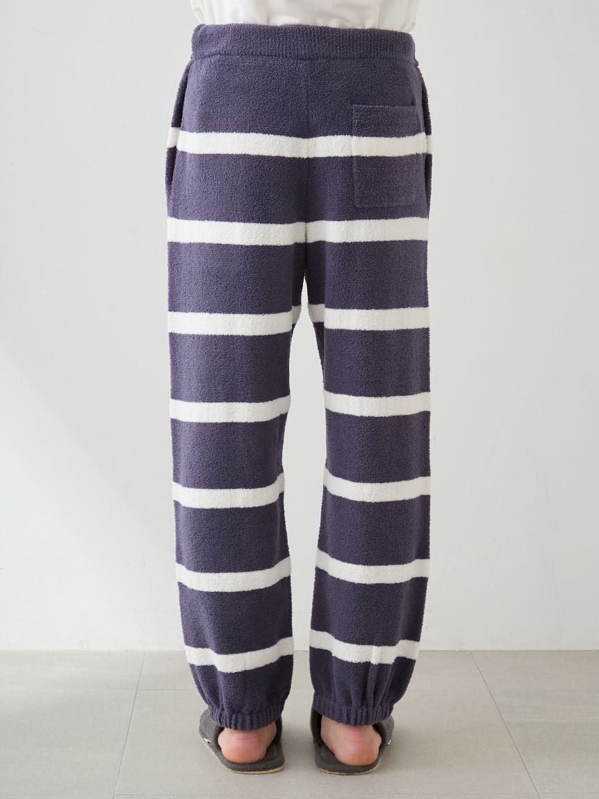 【UNISEX】AIRY MOCO針織3DOG提花上衣&條紋長褲SET PUNT261152