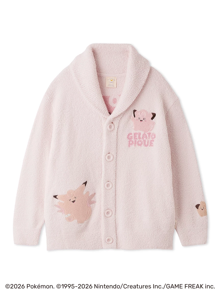 【Pokémon】【UNISEX】BABY MOCO 提花開襟衫 PUNT264001