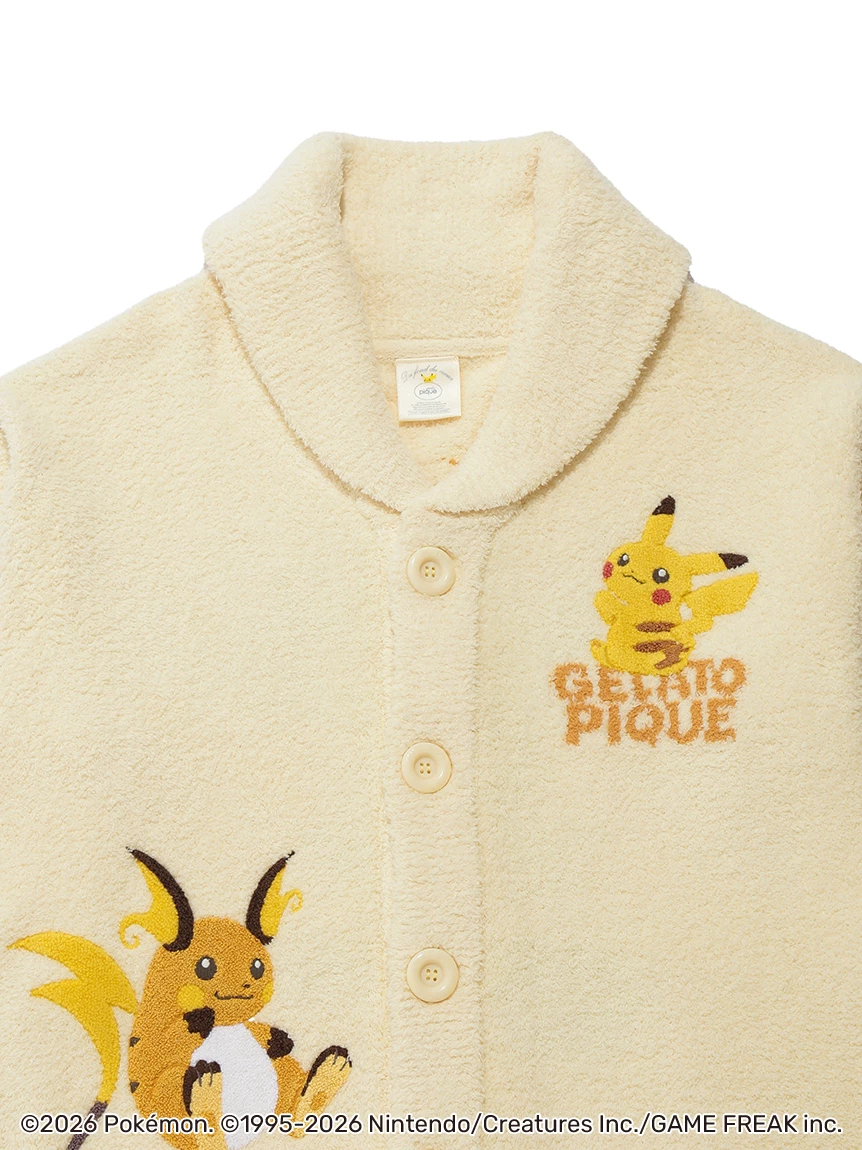【Pokémon】【UNISEX】BABY MOCO 提花開襟衫 PUNT264001