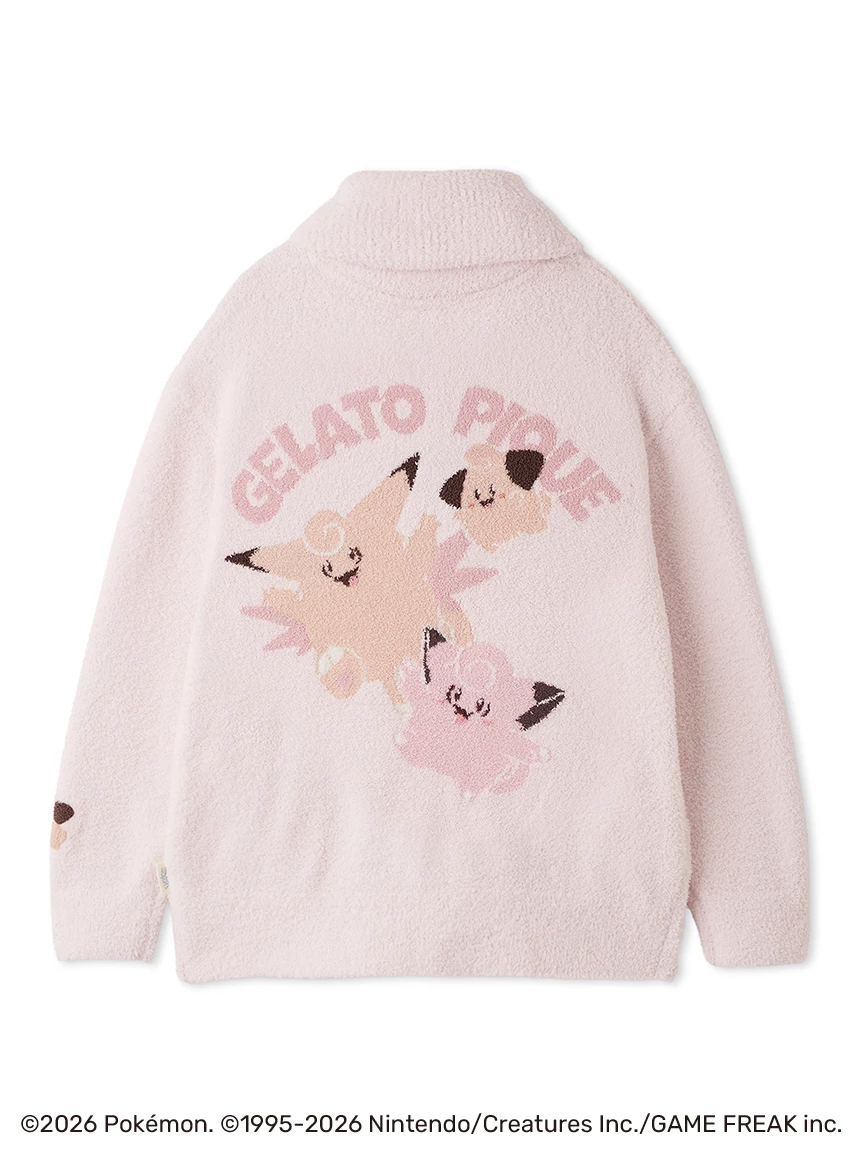 【Pokémon】【UNISEX】BABY MOCO 提花開襟衫 PUNT264001