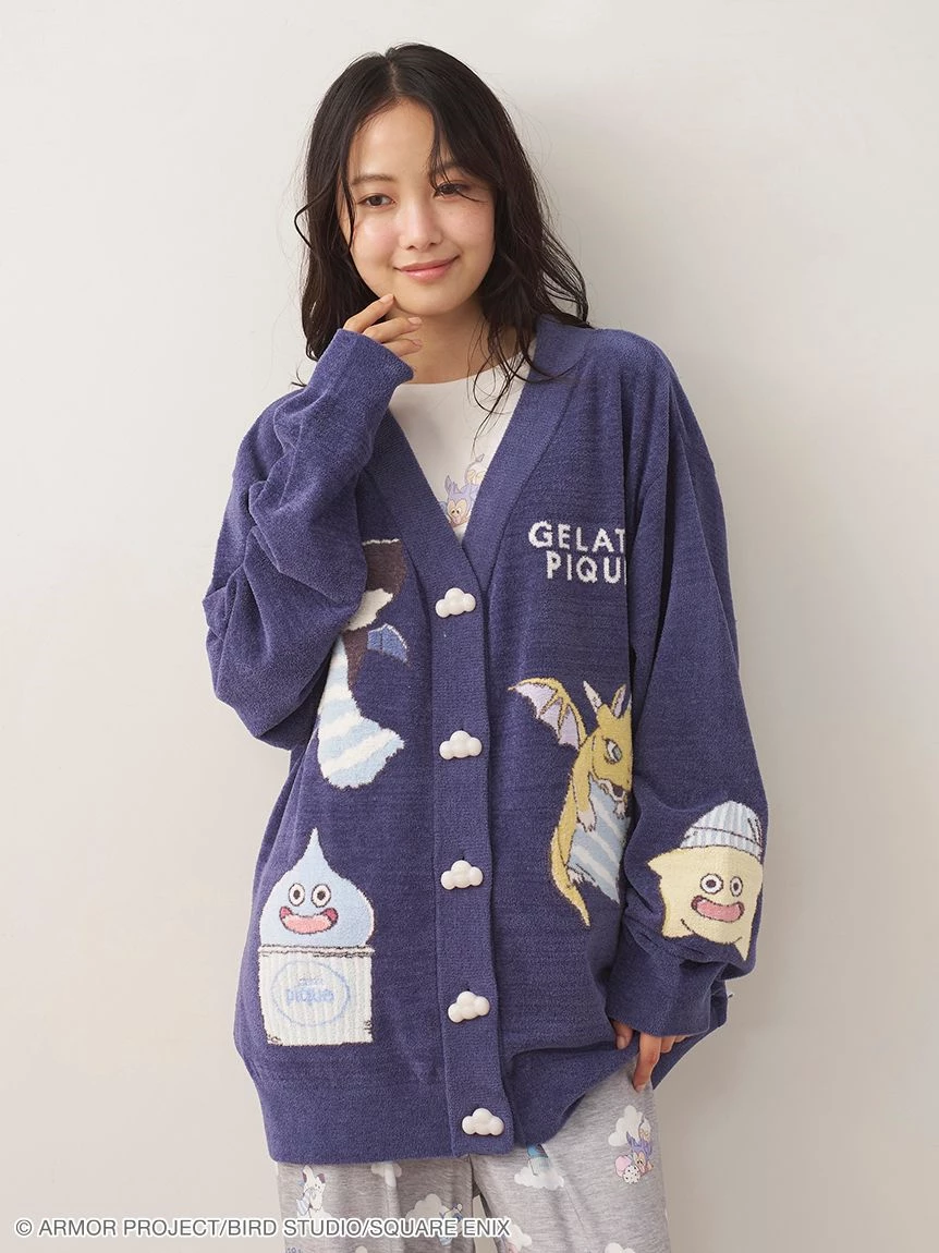 【勇者鬥惡龍】【UNISEX】提花開襟衫 PUNT264037