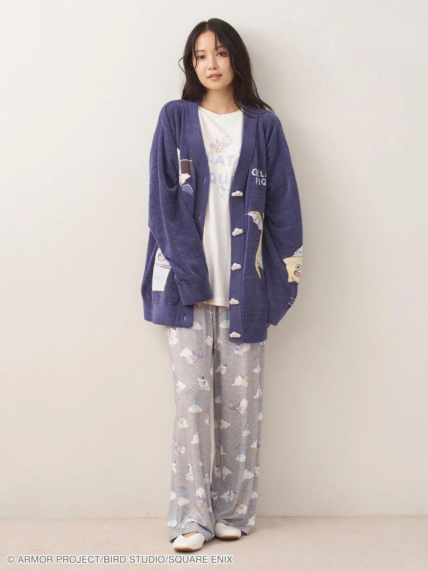 【勇者鬥惡龍】【UNISEX】提花開襟衫 PUNT264037